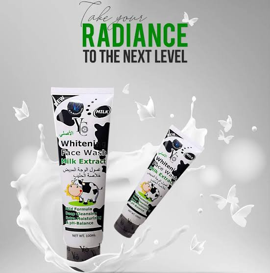 YC Whitening Face Wash Milk Extract 100ml